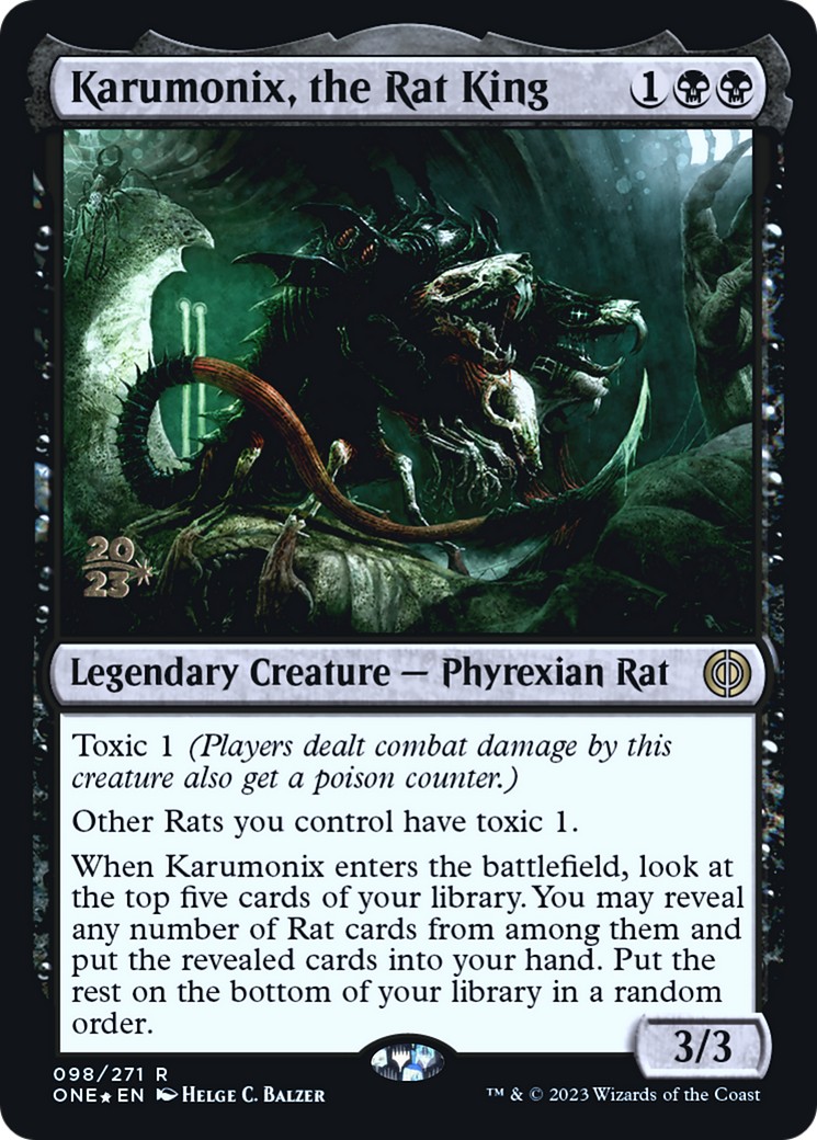 2023 Magic: The Gathering Phyrexia: All Will Be One Promos 2023 Magic: The Gathering Phyrexia: All Will Be One Promos #98s tr