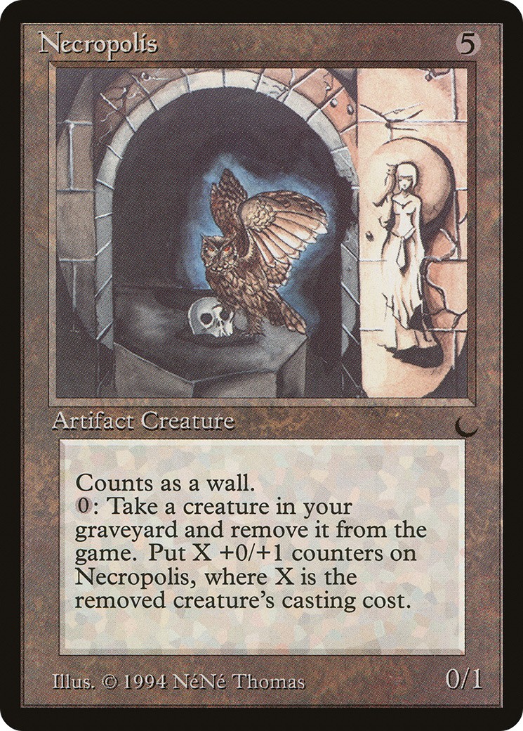 1994 Magic: The Gathering The Dark Necropolis #105 trading card