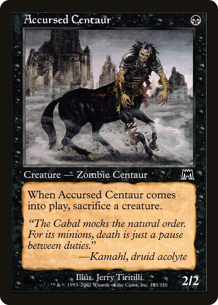 2002 Magic: The Gathering Onslaught 2002 Magic: The Gathering Onslaught #123 trading card