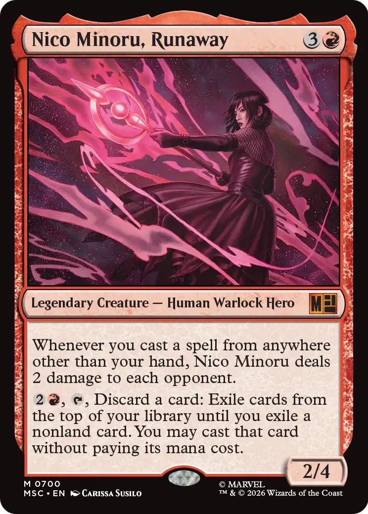2026 Magic: The Gathering Marvel Super Heroes 2026 Magic: The Gathering Marvel Super Heroes #700 trading card
