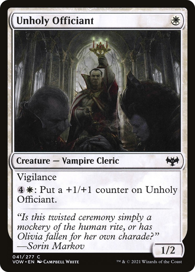 2021 Magic: The Gathering Innistrad: Crimson Vow 2021 Magic: The Gathering Innistrad: Crimson Vow #41 trading card