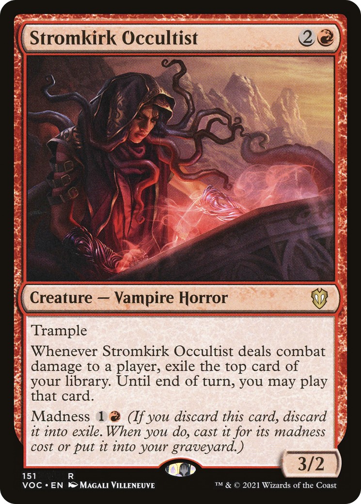 2021 Magic: The Gathering Crimson Vow 2021 Magic: The Gathering Crimson Vow #151 trading card