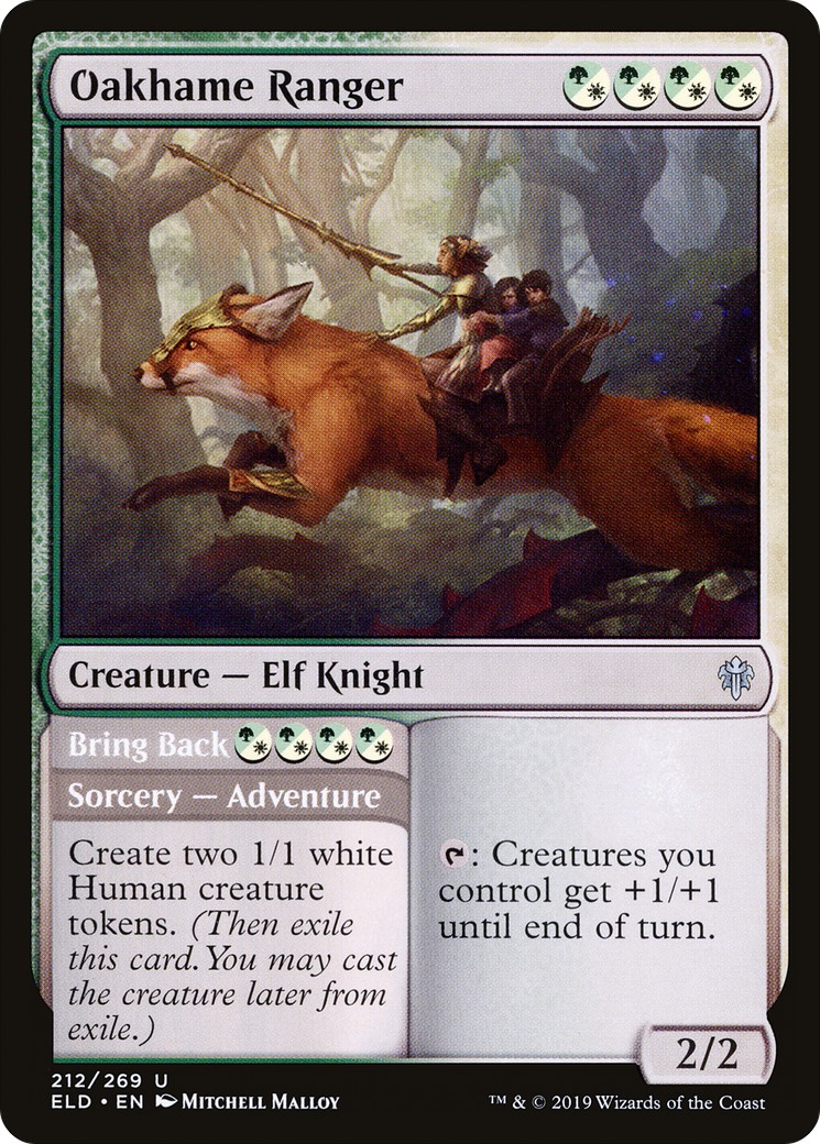 2019 Magic: The Gathering Throne of Eldraine 2019 Magic: The Gathering Throne of Eldraine #212 trading card