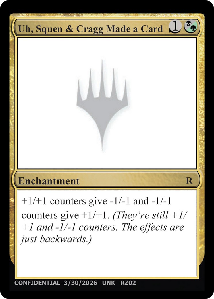 Uh, Squen & Cragg Made a Card - Image 1