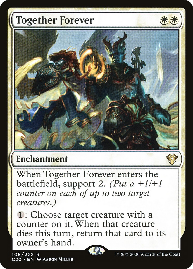 2020 Magic: The Gathering Commander Together Forever #105 trading card