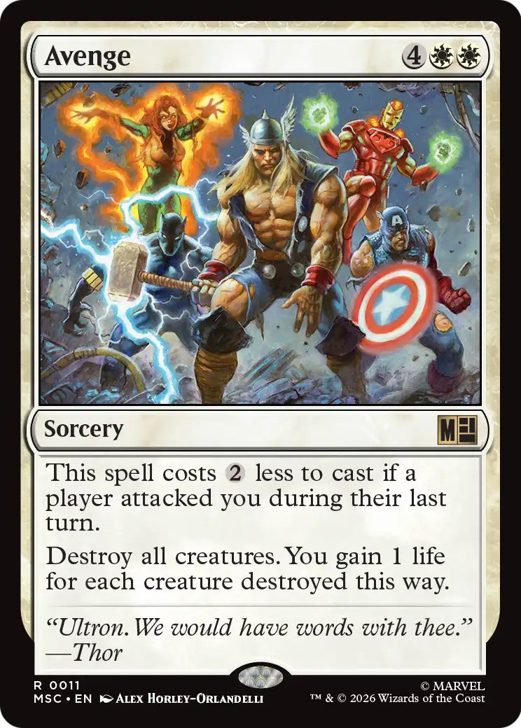 2026 Magic: The Gathering Marvel Super Heroes 2026 Magic: The Gathering Marvel Super Heroes #11 trading card