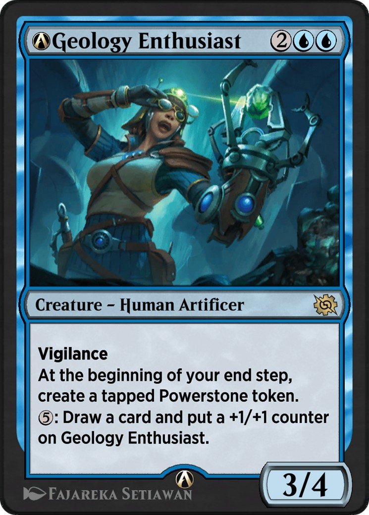 2024 Magic: The Gathering The Brothers' War A-Geology Enthusiast #A-289 trading card