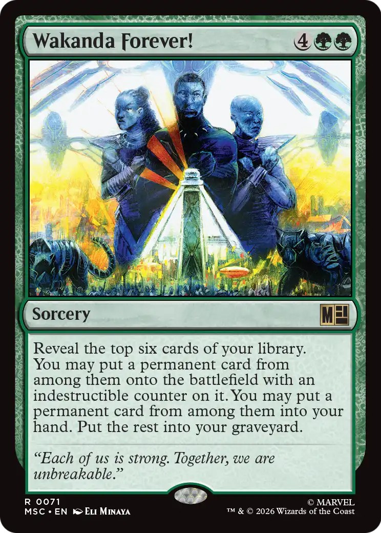 2026 Magic: The Gathering Marvel Super Heroes 2026 Magic: The Gathering Marvel Super Heroes #71 trading card
