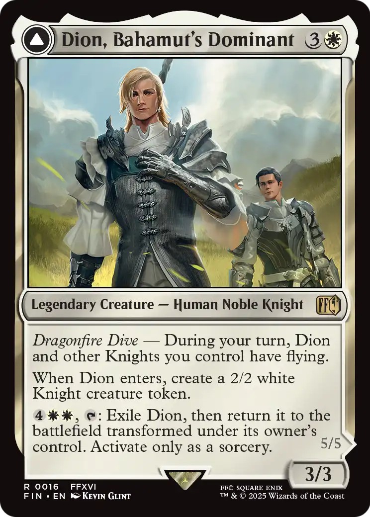 Dion, Bahamut's Dominant // Bahamut, Warden of Light - Image 1