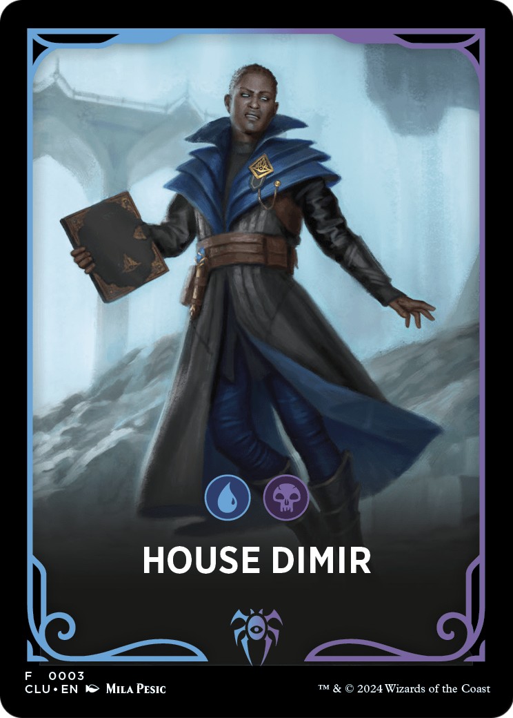 2024 Magic: The Gathering Ravnica: Clue Edition Front Cards House Dimir #3 trading card