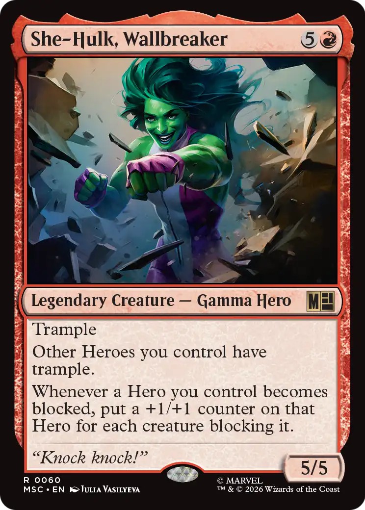2026 Magic: The Gathering Marvel Super Heroes 2026 Magic: The Gathering Marvel Super Heroes #60 trading card
