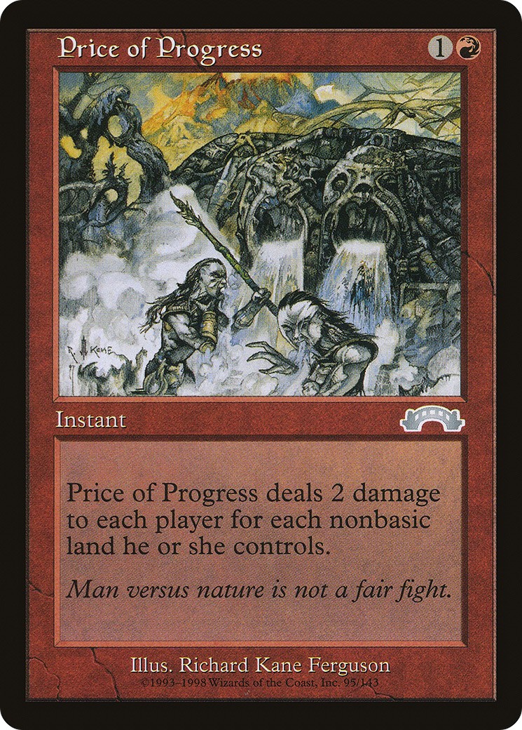 1998 Magic: The Gathering Exodus 1998 Magic: The Gathering Exodus #95 trading card