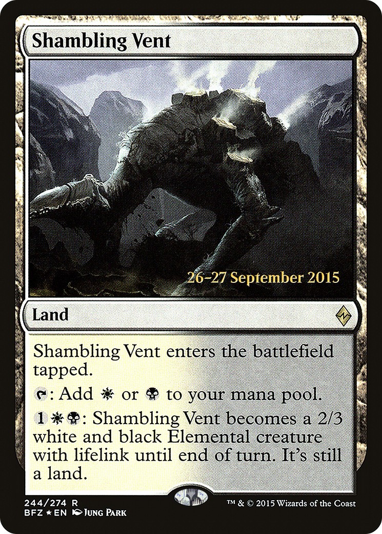 2015 Magic: The Gathering Battle for Zendikar Promos 2015 Magic: The Gathering Battle for Zendikar Promos #244s trading card