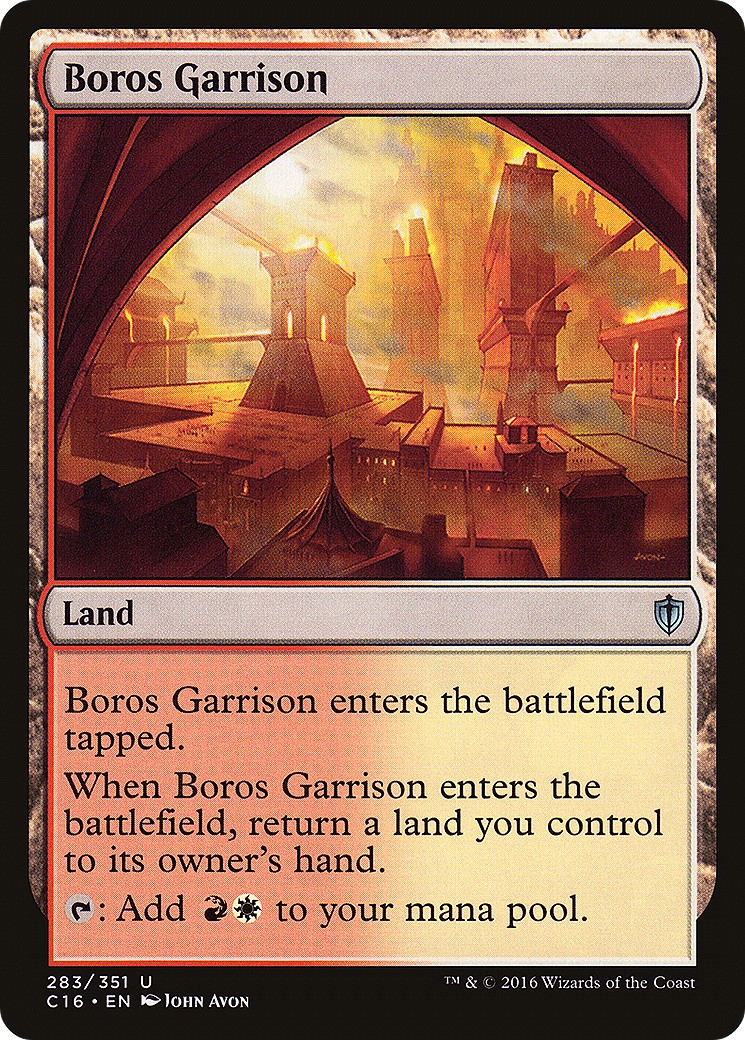 Boros Garrison (Uncommon · Normal) · 2016 · Commander 2016