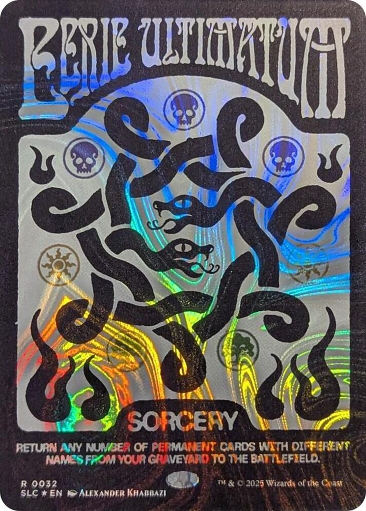 2025 Magic: The Gathering Secret Lair Countdown 2025 Magic: The Gathering Secret Lair Countdown #32 trading card