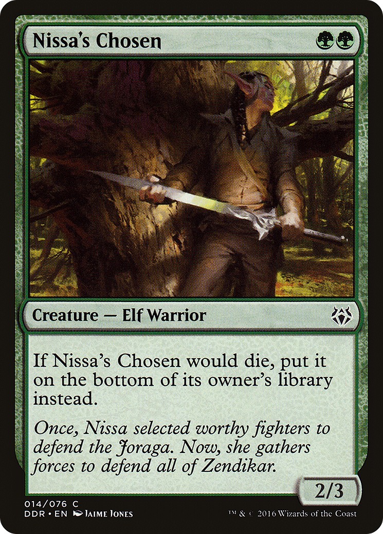 2016 Magic: The Gathering Duel Decks: Nissa vs. Ob Nixilis Nissa's Chosen #14 trading card