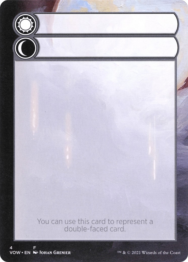 2021 Magic: The Gathering Innistrad: Crimson Vow Substitute Cards Double-Faced Substitute Card #4 trading card