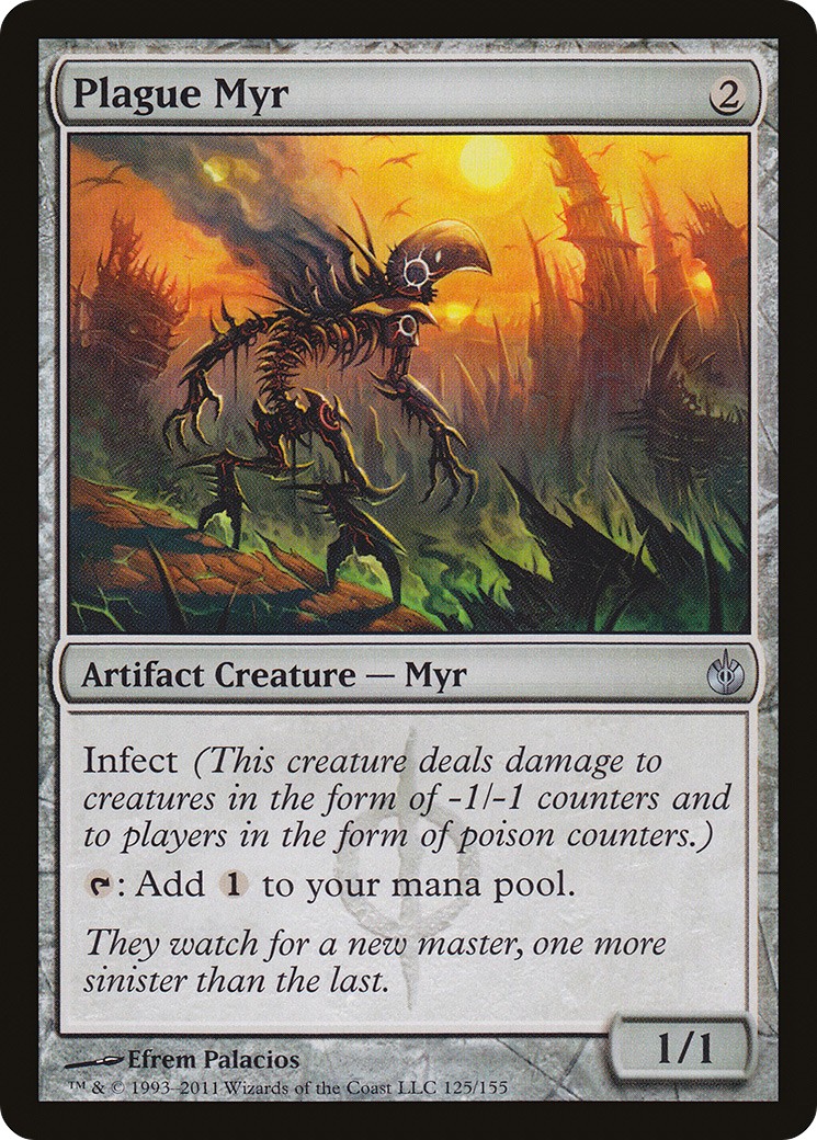 2011 Magic: The Gathering Mirrodin Besieged 2011 Magic: The Gathering Mirrodin Besieged #125 trading card
