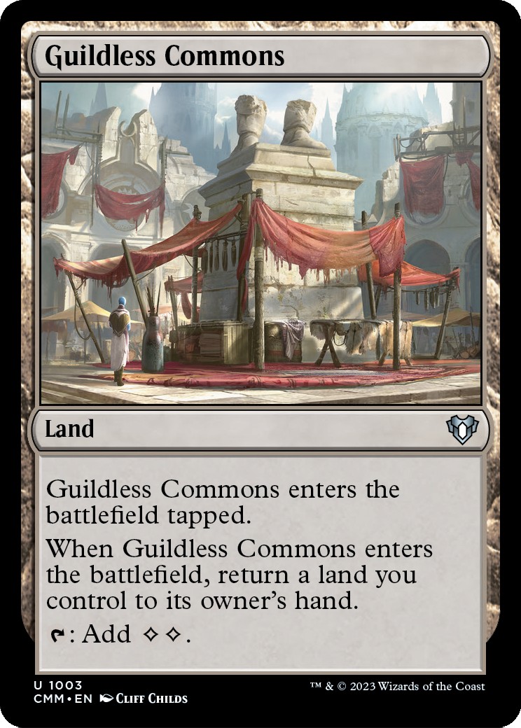 2023 Magic: The Gathering Commander Masters Guildless Commons #1003 trading card