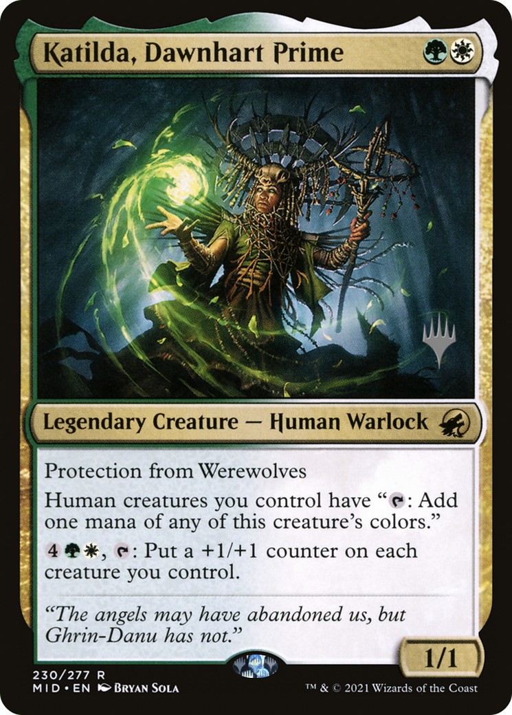 2021 Magic: The Gathering Innistrad: Midnight Hunt Promos 2021 Magic: The Gathering Innistrad: Midnight Hunt Promos #230p tra