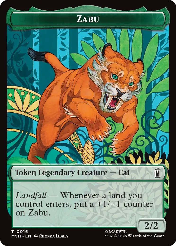 2026 Magic: The Gathering Marvel Super Heroes Tokens 2026 Magic: The Gathering Marvel Super Heroes Tokens #16 trading card