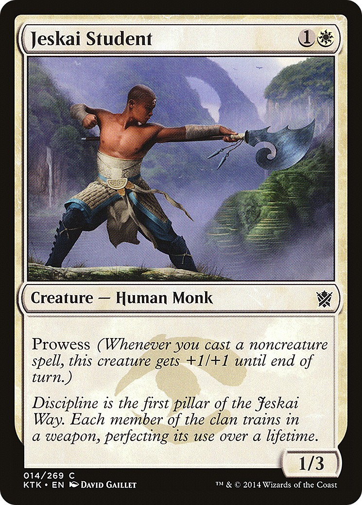 2014 Magic: The Gathering Khans of Tarkir 2014 Magic: The Gathering Khans of Tarkir #14 trading card