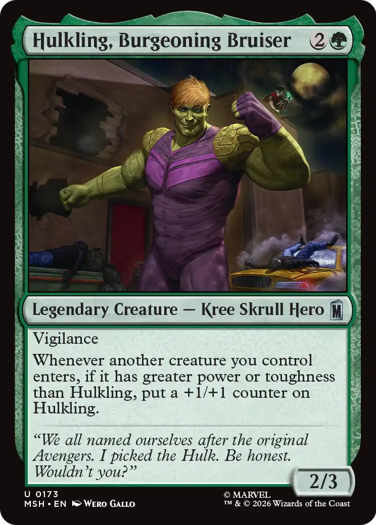 2026 Magic: The Gathering Marvel Super Heroes 2026 Magic: The Gathering Marvel Super Heroes #173 trading card