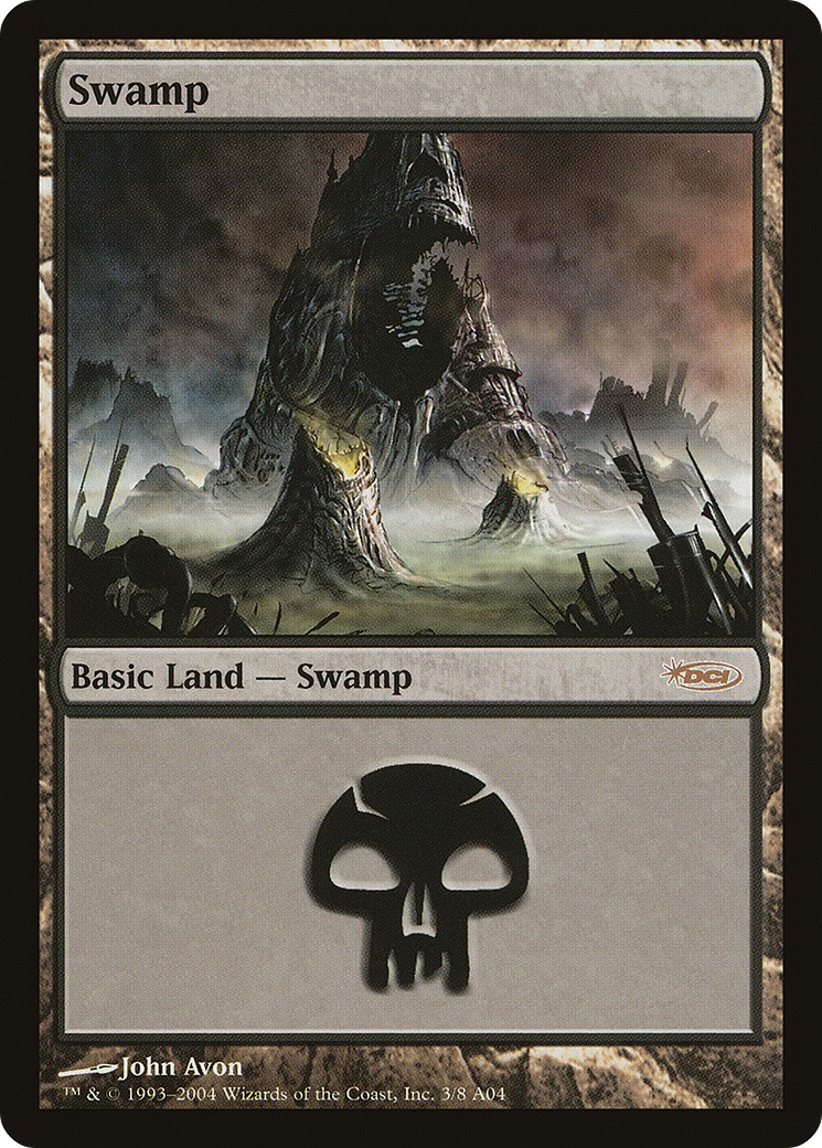2004 Magic: The Gathering Arena League 2004 Swamp #3 trading card