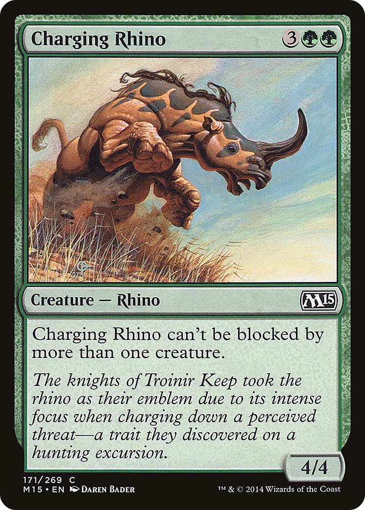 Charging Rhino - Image 1