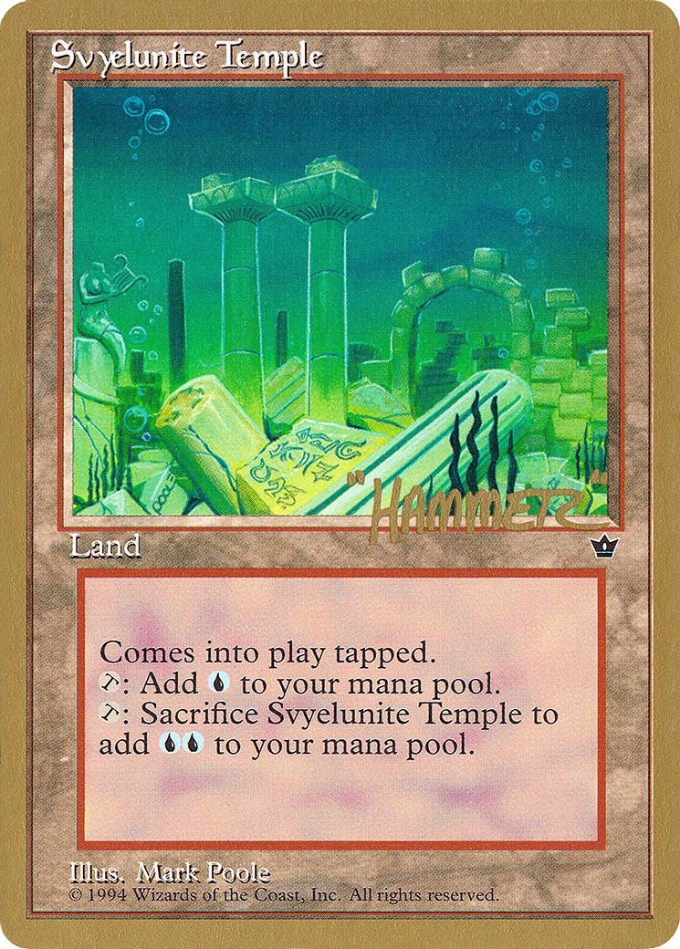 1996 Magic: The Gathering Pro Tour Collector Set 1996 Magic: The Gathering Pro Tour Collector Set #shr102 trading card