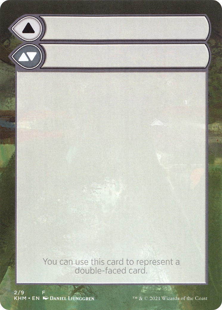 2021 Magic: The Gathering Kaldheim Substitute Cards Double-Faced Substitute Card #2 trading card
