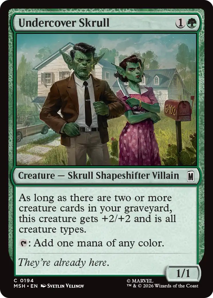 2026 Magic: The Gathering Marvel Super Heroes 2026 Magic: The Gathering Marvel Super Heroes #194 trading card