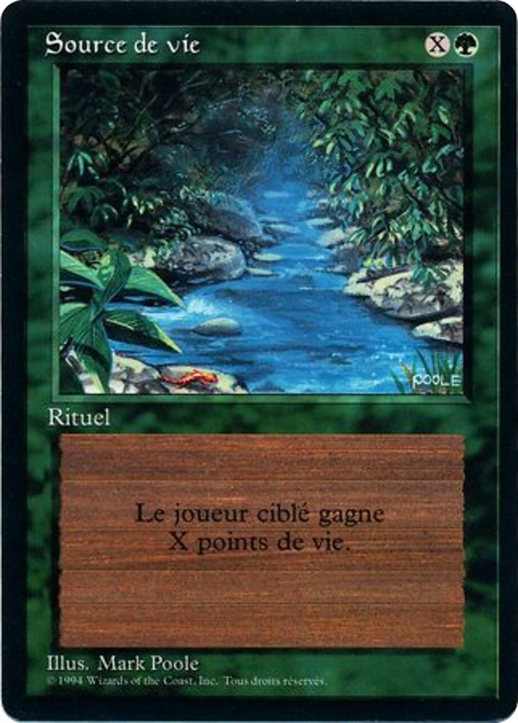 1994 Magic: The Gathering Foreign Black Border 1994 Magic: The Gathering Foreign Black Border #217 trading card