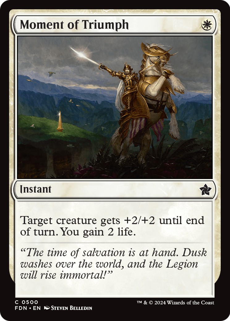 2024 Magic: The Gathering Foundations 2024 Magic: The Gathering Foundations #500 trading card