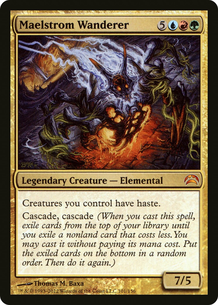 2012 Magic: The Gathering Planechase Maelstrom Wanderer #101 trading card