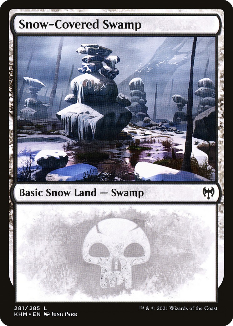 Snow-Covered Swamp - Image 1