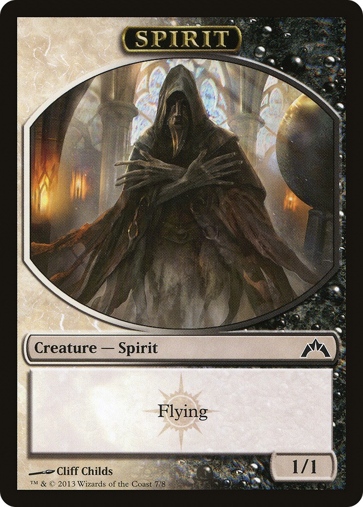 2013 Magic: The Gathering Gatecrash Tokens Spirit #7 trading card