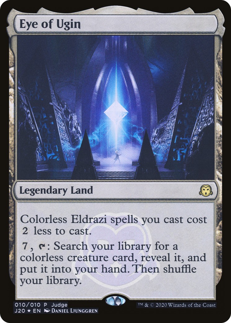 2020 Magic: The Gathering Judge Gift Cards Eye of Ugin #10 trading card