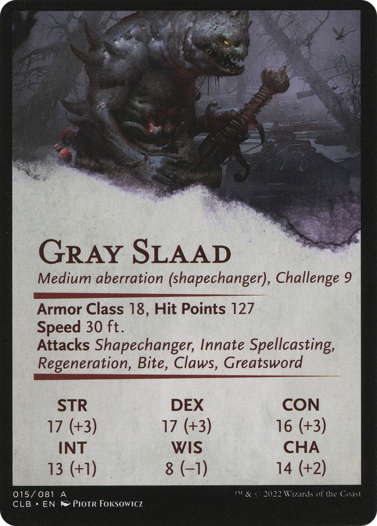 Gray Slaad // Gray Slaad thumbnail 2