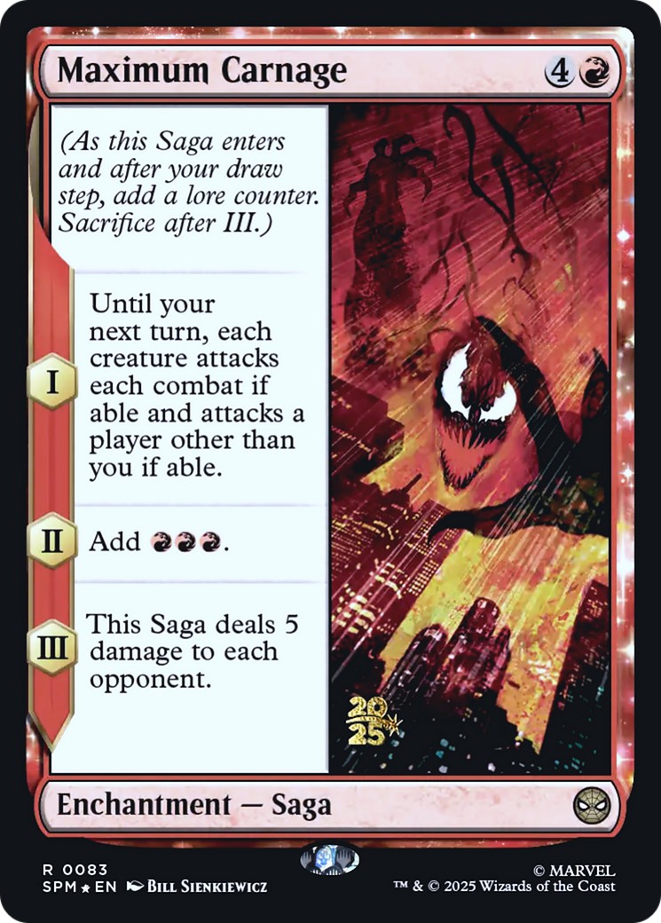 2025 Magic: The Gathering Marvel's Spider-Man Promos 2025 Magic: The Gathering Marvel's Spider-Man Promos #83s trading card