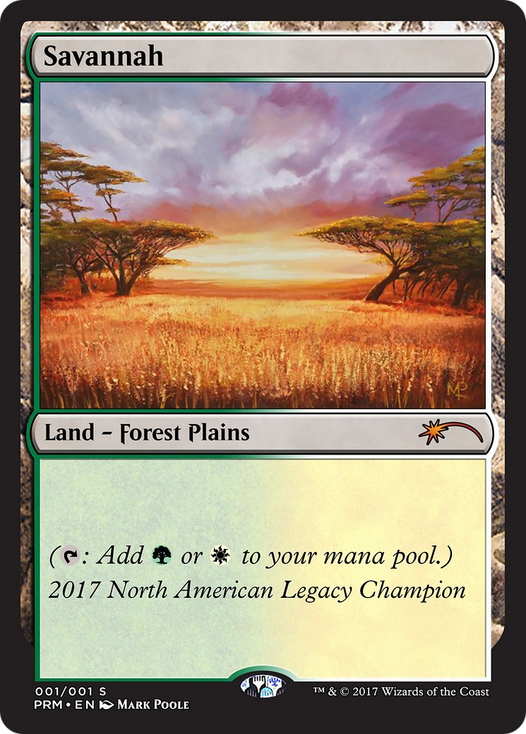 2018 Magic: The Gathering Legacy Championship Savannah #2017NA trading card