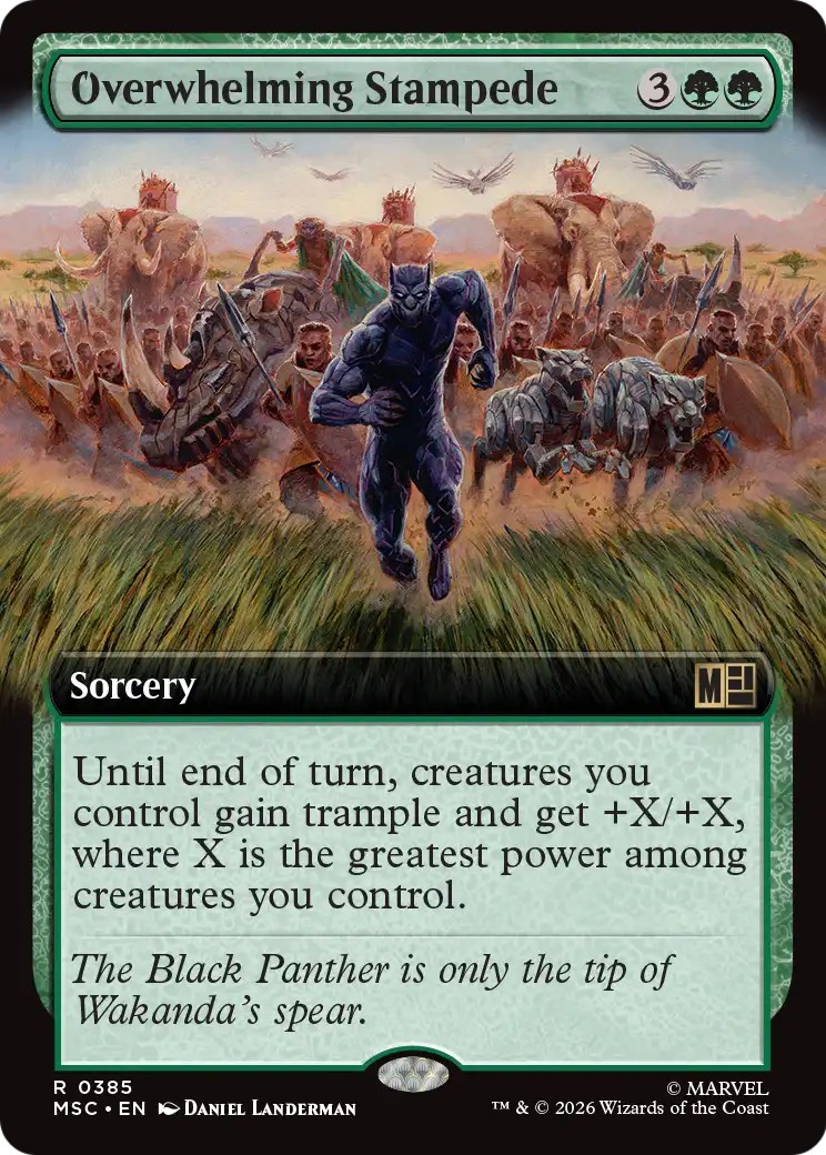 2026 Magic: The Gathering Marvel Super Heroes 2026 Magic: The Gathering Marvel Super Heroes #385 trading card
