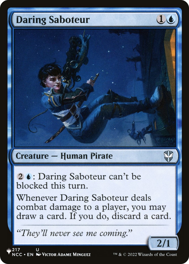 2024 Magic: The Gathering The List 2024 Magic: The Gathering The List #NCC-217 trading card