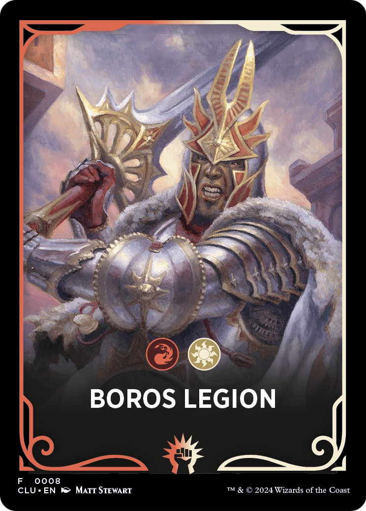 2024 Magic: The Gathering Ravnica: Clue Edition Front Cards Boros Legion #8 trading card