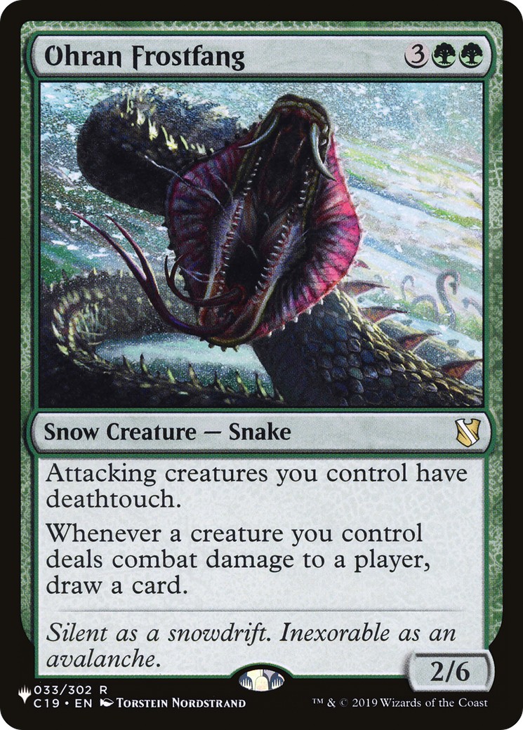 2021 Magic: The Gathering The List 2021 Magic: The Gathering The List #C19-33 trading card