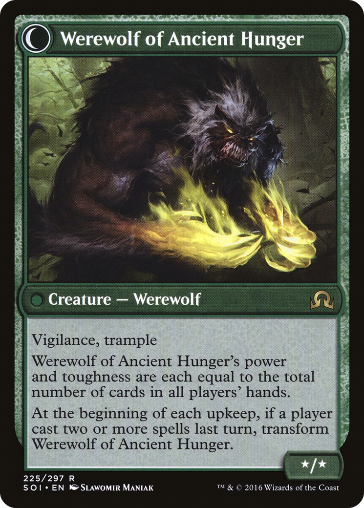 Sage of Ancient Lore // Werewolf of Ancient Hunger thumbnail 2