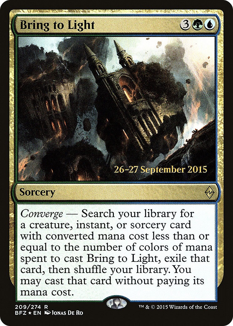 2015 Magic: The Gathering Battle for Zendikar Promos 2015 Magic: The Gathering Battle for Zendikar Promos #209s trading card