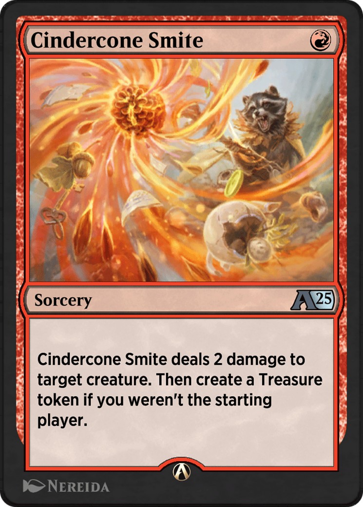 2024 Magic: The Gathering Alchemy: Bloomburrow Cindercone Smite #15 trading card
