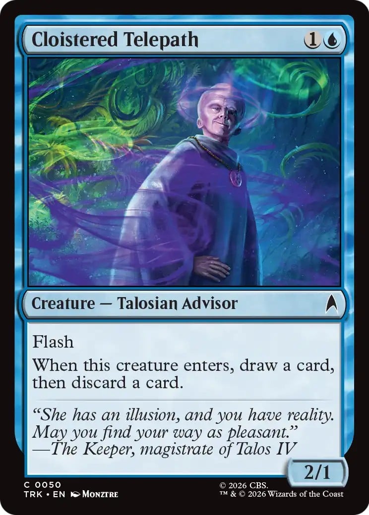 Cloistered Telepath (Common · Normal)