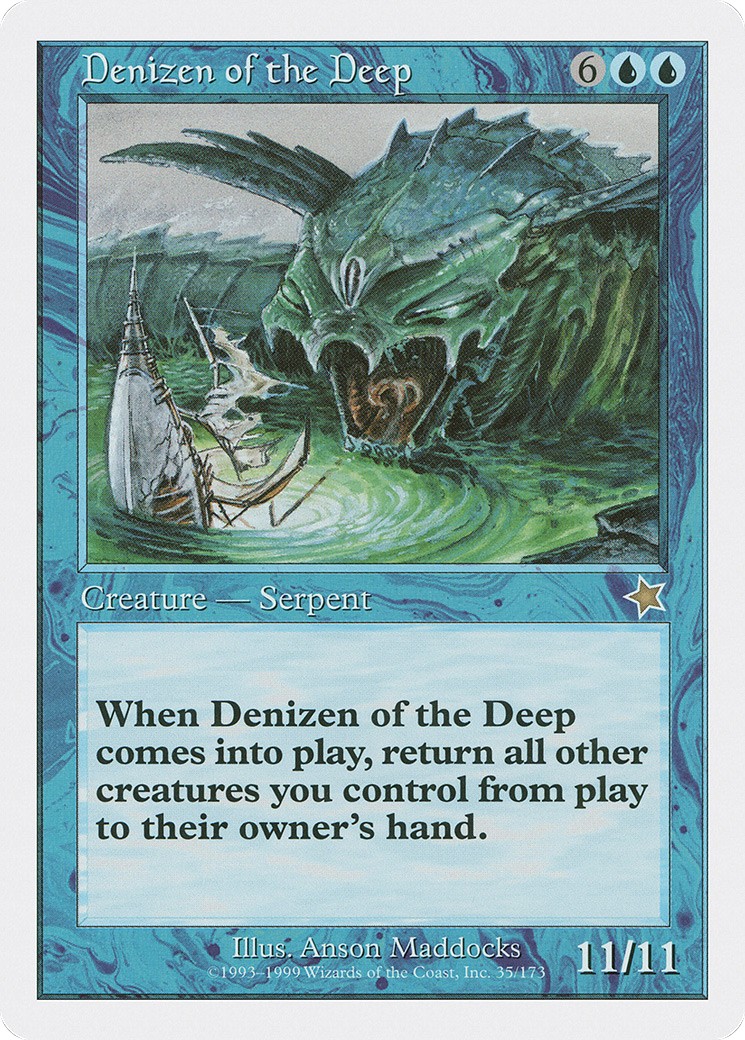 1999 Magic: The Gathering Starter 1999 Magic: The Gathering Starter #35 trading card